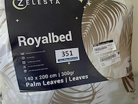 Zelesta royalbed palm leaves 140 x 200 300 gr - afbeelding 1 van  3