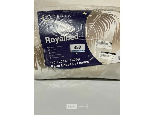 Zelesta royalbed palm leaves 140 x 200 - afbeelding 2 van  3