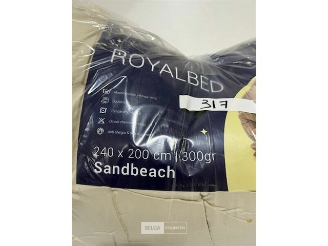 Zelesta royalbed sandbeach 240x200 300gr - afbeelding 3 van  3