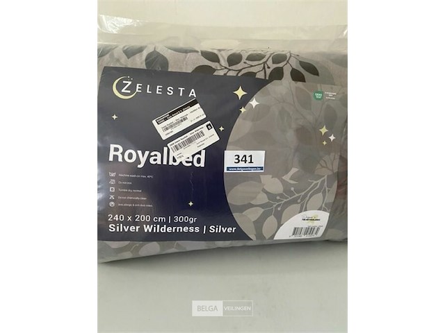 Zelesta royalbed silver wilderness 240x200 - silver 300 gr - afbeelding 2 van  3