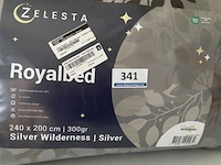 Zelesta royalbed silver wilderness 240x200 - silver 300 gr - afbeelding 2 van  3