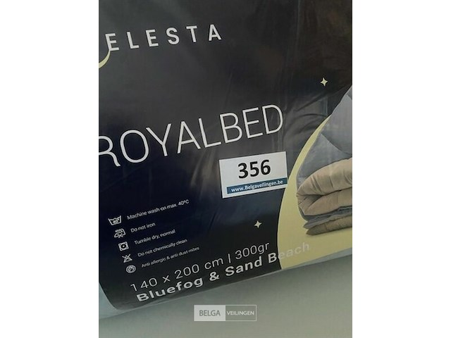 Zelesta royalbed twee kleuren 140 x 200 300 gr - afbeelding 3 van  3