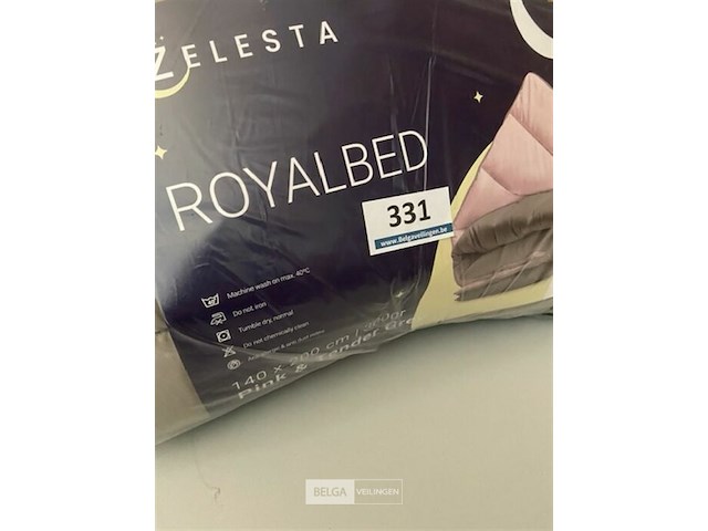 Zelesta royalbed twee kleuren 140 x 200 300 gr - afbeelding 3 van  3