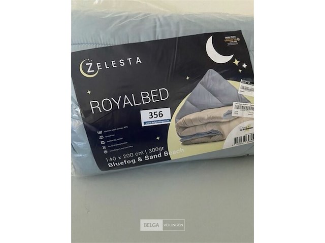 Zelesta royalbed twee kleuren 140 x 200 300 gr - afbeelding 2 van  3