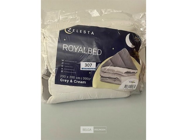 Zelesta royalbed twee kleuren 200 x 200 300 gr - afbeelding 2 van  3
