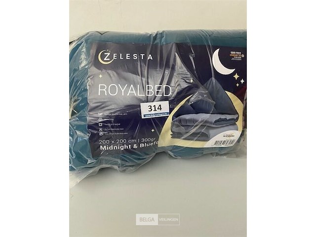 Zelesta royalbed twee kleuren 200 x 200 300 gr - afbeelding 1 van  3