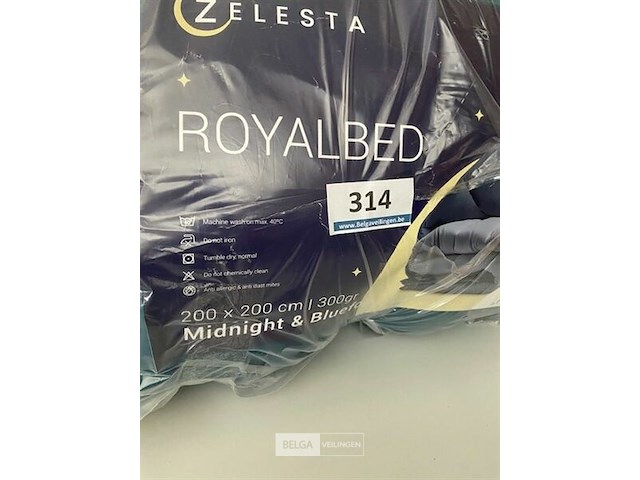Zelesta royalbed twee kleuren 200 x 200 300 gr - afbeelding 3 van  3