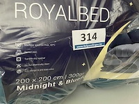 Zelesta royalbed twee kleuren 200 x 200 300 gr - afbeelding 3 van  3