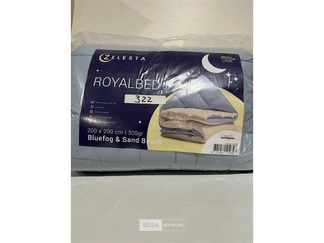 Zelesta royalbed twee kleuren 200 x 200 300 gr - afbeelding 1 van  3
