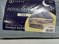 Zelesta royalbed twee kleuren 200 x 200 300 gr - afbeelding 1 van  3