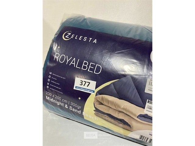 Zelesta royalbed twee kleuren 200 x 200 300 gr - afbeelding 3 van  3
