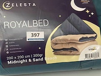 Zelesta royalbed twee kleuren 200 x 200 300 gr - afbeelding 2 van  3