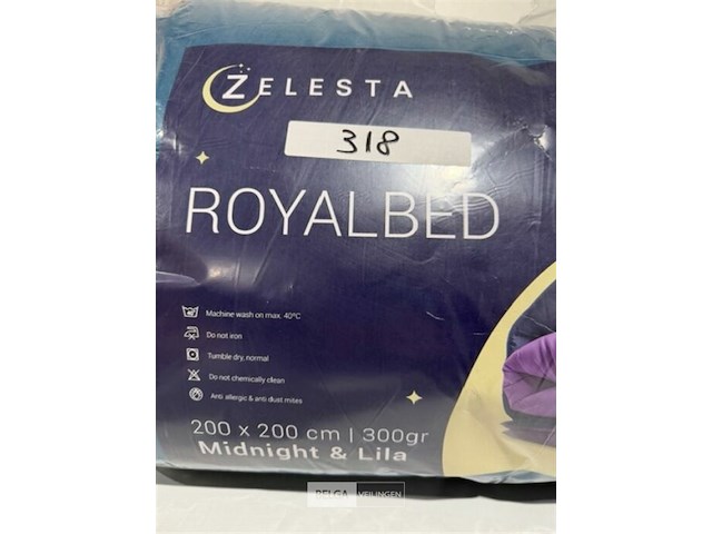 Zelesta royalbed twee kleuren 200 x 200 300 gr - afbeelding 3 van  3