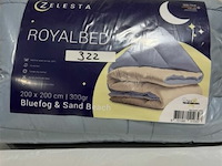 Zelesta royalbed twee kleuren 200 x 200 300 gr