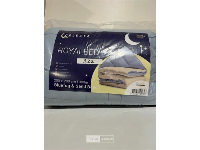 Zelesta royalbed twee kleuren 200 x 200 300 gr - afbeelding 2 van  3