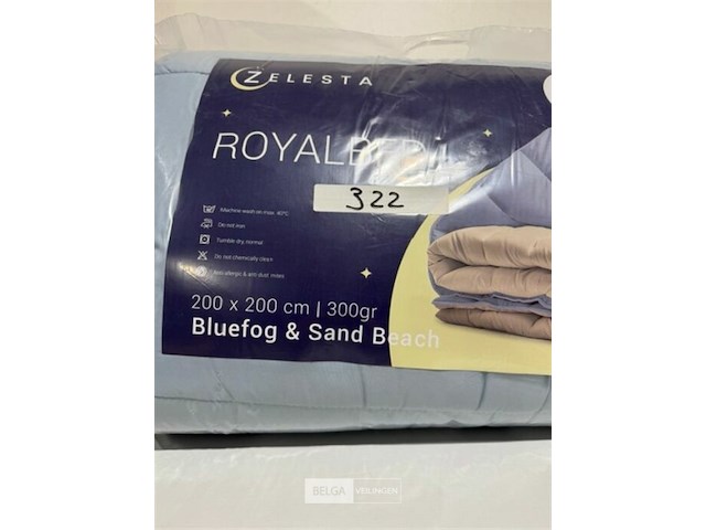 Zelesta royalbed twee kleuren 200 x 200 300 gr - afbeelding 3 van  3