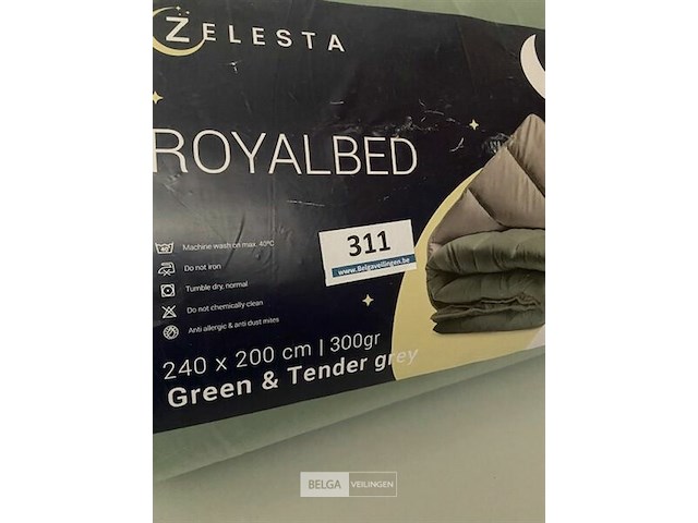 Zelesta royalbed twee kleuren 240 x 200 300 gr - afbeelding 3 van  3