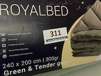 Zelesta royalbed twee kleuren 240 x 200 300 gr - afbeelding 3 van  3