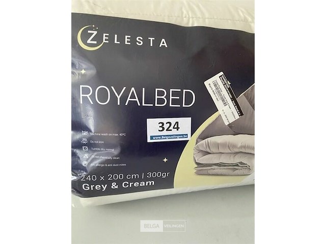 Zelesta royalbed twee kleuren 240 x 200 300 gr - afbeelding 3 van  3