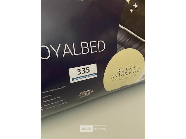 Zelesta royalbed twee kleuren 240 x 200 300 gr - afbeelding 3 van  3