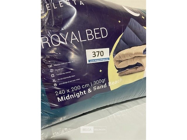 Zelesta royalbed twee kleuren 240 x 200 300 gr - afbeelding 3 van  3