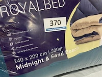Zelesta royalbed twee kleuren 240 x 200 300 gr - afbeelding 3 van  3