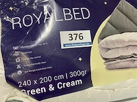 Zelesta royalbed twee kleuren 240 x 200 300 gr - afbeelding 3 van  3