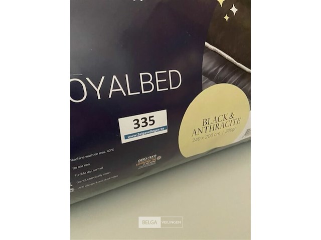 Zelesta royalbed twee kleuren 240 x 200 300 gr - afbeelding 3 van  3