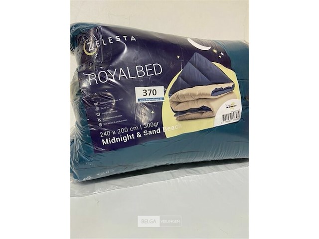 Zelesta royalbed twee kleuren 240 x 200 300 gr - afbeelding 2 van  3