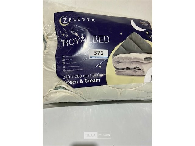 Zelesta royalbed twee kleuren 240 x 200 300 gr - afbeelding 1 van  3