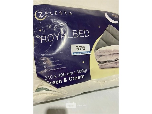 Zelesta royalbed twee kleuren 240 x 200 300 gr - afbeelding 3 van  3