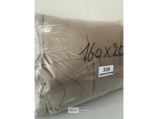 Zelesta royalbed twee kleuren taupe - line 160 x 200 300 gr - afbeelding 3 van  3