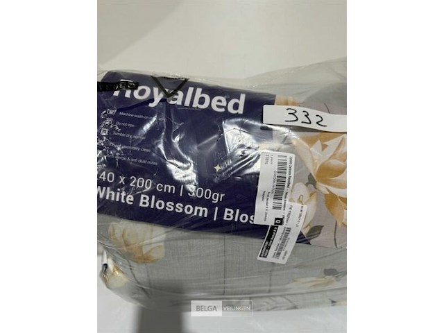 Zelesta royalbed white blossom 240 x 200 300 gr - afbeelding 3 van  3