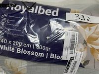 Zelesta royalbed white blossom 240 x 200 300 gr - afbeelding 3 van  3