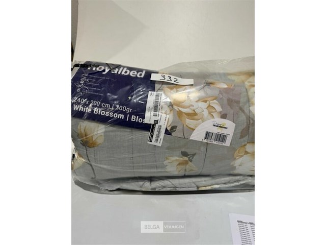 Zelesta royalbed white blossom 240 x 200 300 gr - afbeelding 1 van  3