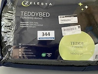 Zelesta teddybed fluffy anthracite 140 x 200 - afbeelding 1 van  3