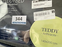 Zelesta teddybed fluffy anthracite 140 x 200 - afbeelding 3 van  3