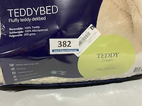 Zelesta teddybed fluffy cream 140 x 200 300 gr - afbeelding 1 van  3