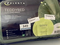 Zelesta teddybed fluffy green 140 x 200 300 gr - afbeelding 1 van  3