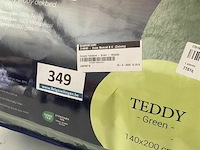 Zelesta teddybed fluffy green 140 x 200 300 gr - afbeelding 3 van  3