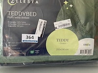 Zelesta teddybed fluffy green 200 x 200 300 gr - afbeelding 1 van  3