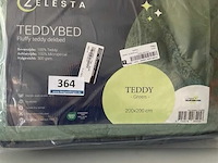 Zelesta teddybed fluffy green 200 x 200 300 gr - afbeelding 1 van  3