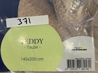 Zelesta teddybed fluffy taupe 140x200 300 gr - afbeelding 3 van  3