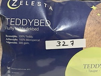 Zelesta teddybed fluffy taupe 200x200 300 gr - afbeelding 3 van  3