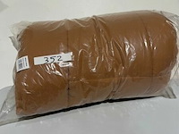 Zelesta twijfelaar 160x220 ocre/galet - afbeelding 2 van  3