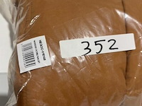 Zelesta twijfelaar 160x220 ocre/galet - afbeelding 3 van  3