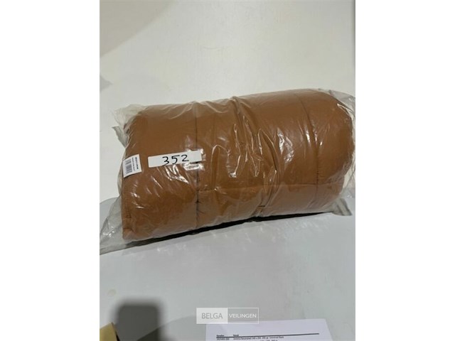 Zelesta twijfelaar 160x220 ocre/galet - afbeelding 2 van  3