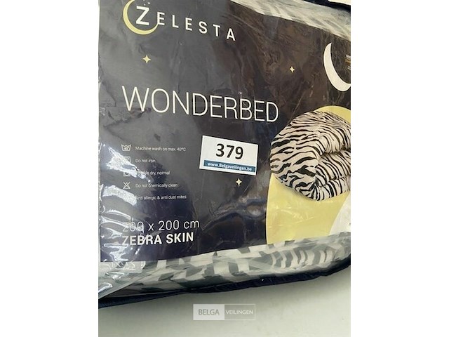 Zelesta wonderbed zebra skin 200 x 200 - afbeelding 3 van  3