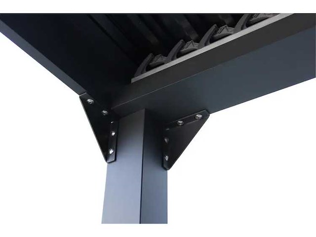 Zelfdragende bioklimatologische pergola first ii aluminiumantracietgrijs, 9m² - afbeelding 3 van  15