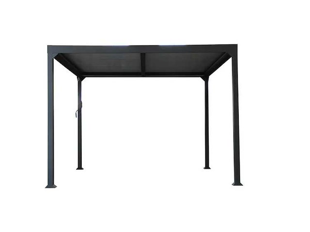 Zelfdragende bioklimatologische pergola first ii aluminiumantracietgrijs, 9m² - afbeelding 12 van  15